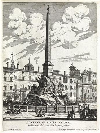 GIOVANNI BATTISTA FALDA Le Fontane di Roma . . . Libro Primo.